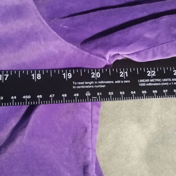 Purple "Velvet" Jacket Trucker Profile Size Large Brand Is (r)relativity EUC - Picture 9 of 13